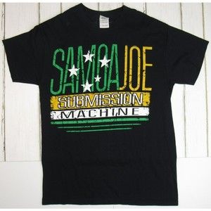 Samoa Joe Submission Machine T-Shirt Impact Wrestling Mens Medium Short Sleeve